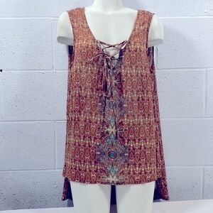 Love 21 boho sheer pattern top​​​​​​​​​